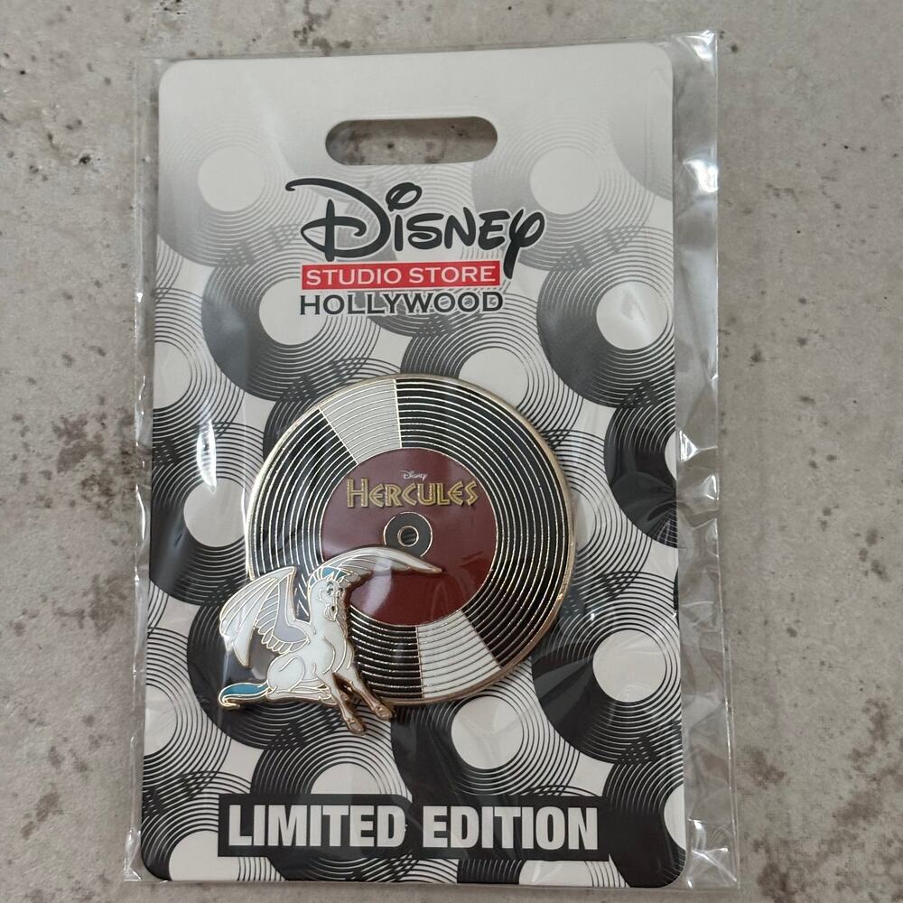 Disney Studio Store Hollywood DSSH Destination D23 Record Pin Hercules